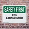 Signmission Fire Extinguisher OSHA Safety First Sign, Plastic, 10in W x 7in L, 2PK OS-2PACK-SF-P-710-L-10618 - alternate 4